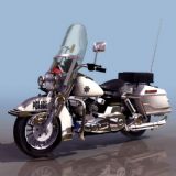警用摩托车3D模型