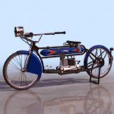 HEND1912年摩托3D模型