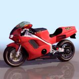 本田HOND摩托车3D模型