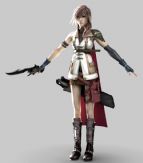 Final Fantasy XIII 最终幻想13女主角,冷酷美人,雷霆3D模型
