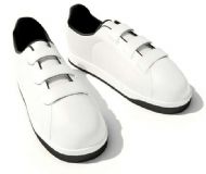 白色鞋子3D模型