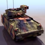 装甲坦克3D模型(低模)