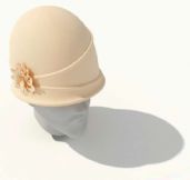 女生帽子3D模型