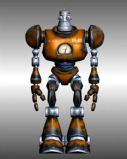 机器人游戏角色3D模型(低模)