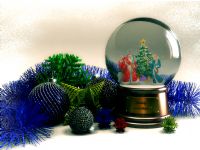 圣诞球,星星,水晶球等挂件3D模型