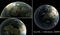 高精度地球3D模型