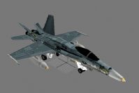 F18战斗机3D模型
