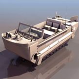 海军陆战队水陆两用装甲车3D模型