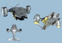 科幻飞行器3D模型
