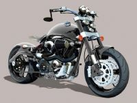 高精细摩托车3D模型