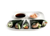 海苔卷虾仁饭,虾,寿司营养早餐3D模型