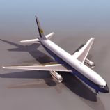 民航飞机,民航客机D模型