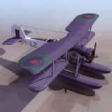 水陆两用飞机，两栖飞机3D模型