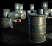 铁油桶3D模型
