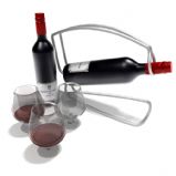 红酒,酒杯,支架3D模型