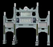 中式古代建筑3D模型