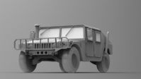 3D模型 悍马车