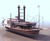 皇后号轮船3D模型