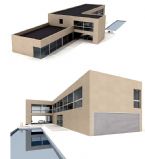 3D现代建筑模型