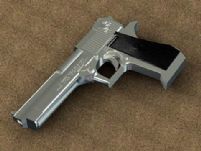 银色手枪3D模型