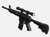 m4 carbine步枪3D模型