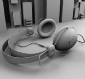 耳机,耳麦3D模型