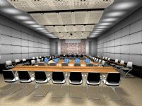 大型会议室,会议厅3D模型