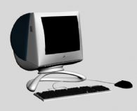 台式电脑,台式机3D模型