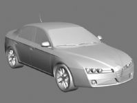 阿尔法汽车3D模型