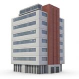 一栋大楼,楼房,房子3D模型