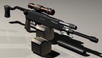 冲锋步枪3D模型