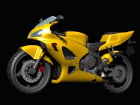 honda宏大摩托车3D模型