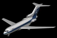 波音727客机3D模型