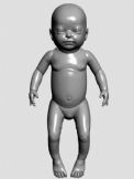 小孩,婴儿3D模型