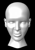 人物头部,脸部3D模型