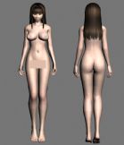 裸体模特,女人,基础人体3D模型