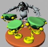 怪物鼓手3D模型