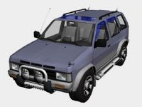 尼桑Nissan Terrano越野车3D模型