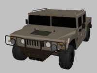 悍马hummer汽车3D模型