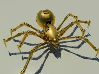 黄金机器蜘蛛3D模型