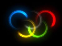 奥运五环,maya光线特效模型