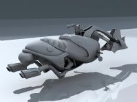 超炫未来摩托车3D模型