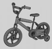 3D小孩自行车,max模型