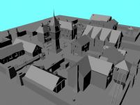 小区,城镇maya模型