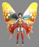 花仙子,花精灵,花蝴蝶,游戏角色3D模型