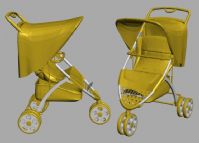 婴儿推车3D模型
