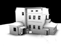 房子的maya模型