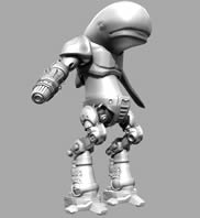 海豚机器人,海豚战士,maya模型