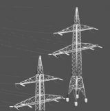 电塔,高压电塔3D模型