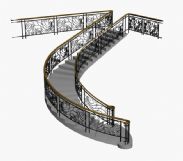 花纹楼梯3D模型